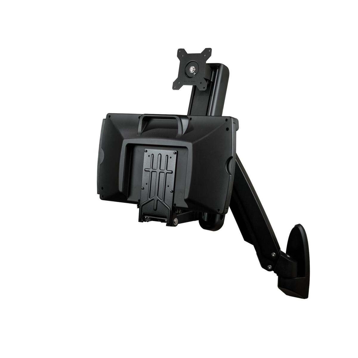 STARTECH.COM Monitor Mount - Wall Mounted Sit Stand Desk For One Monitor Up To 24in - Adjustable