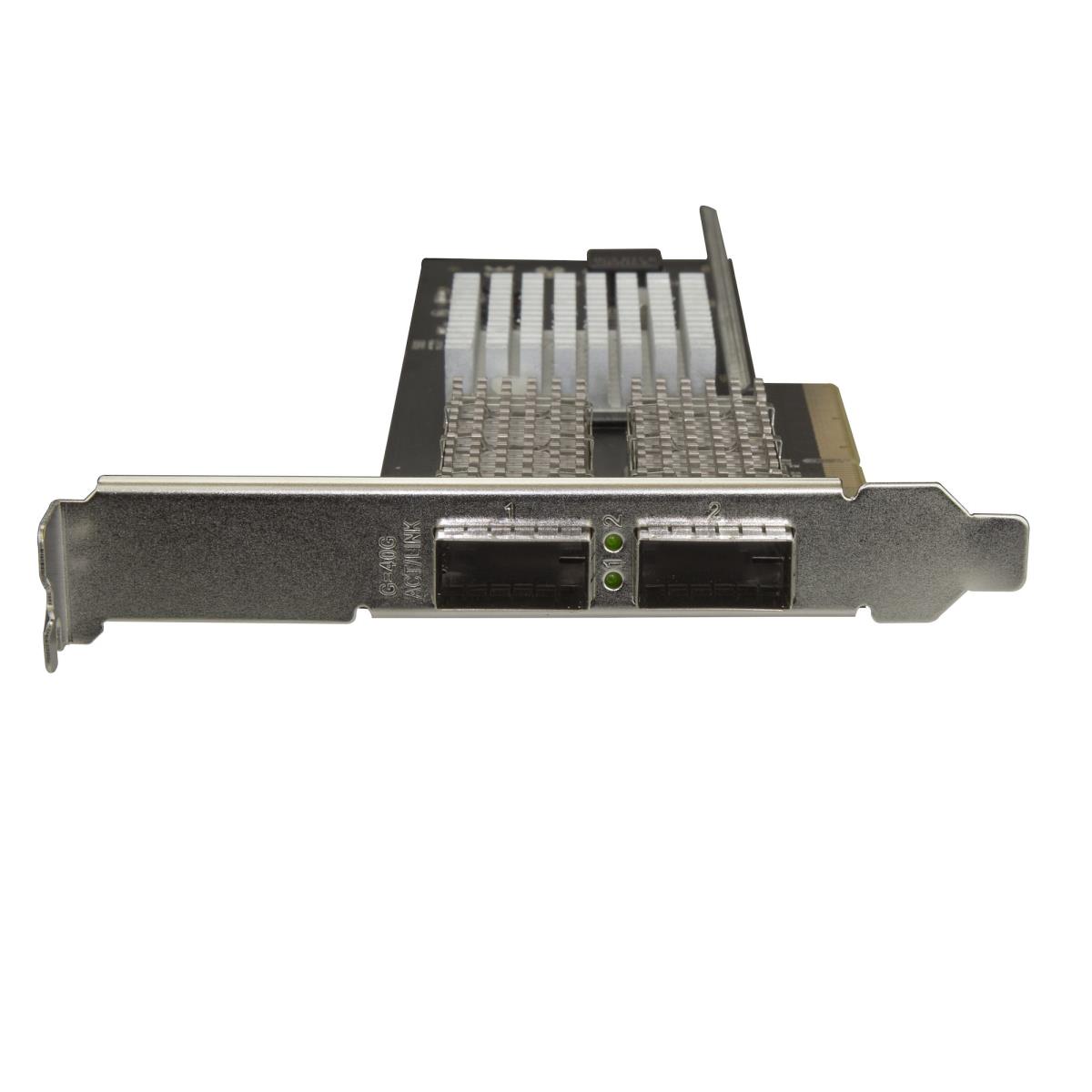 STARTECH.COM Dual-port Qsfp+ Server Nic Card - Pci-e - Intel Chip