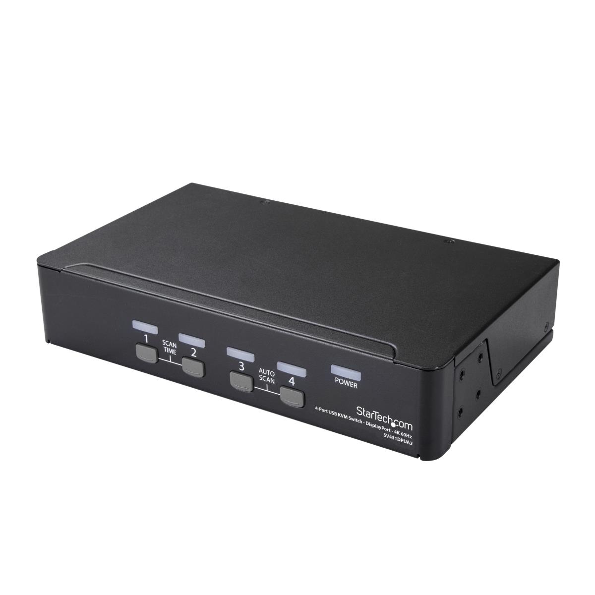 STARTECH.COM KVM Switch - DisplayPort 4-port - 4k 60hz