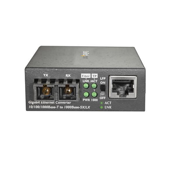 STARTECH.COM Gigabit Ethernet To Sc Fiber Media Converter - 1000base-lx - Single-mode - 10km