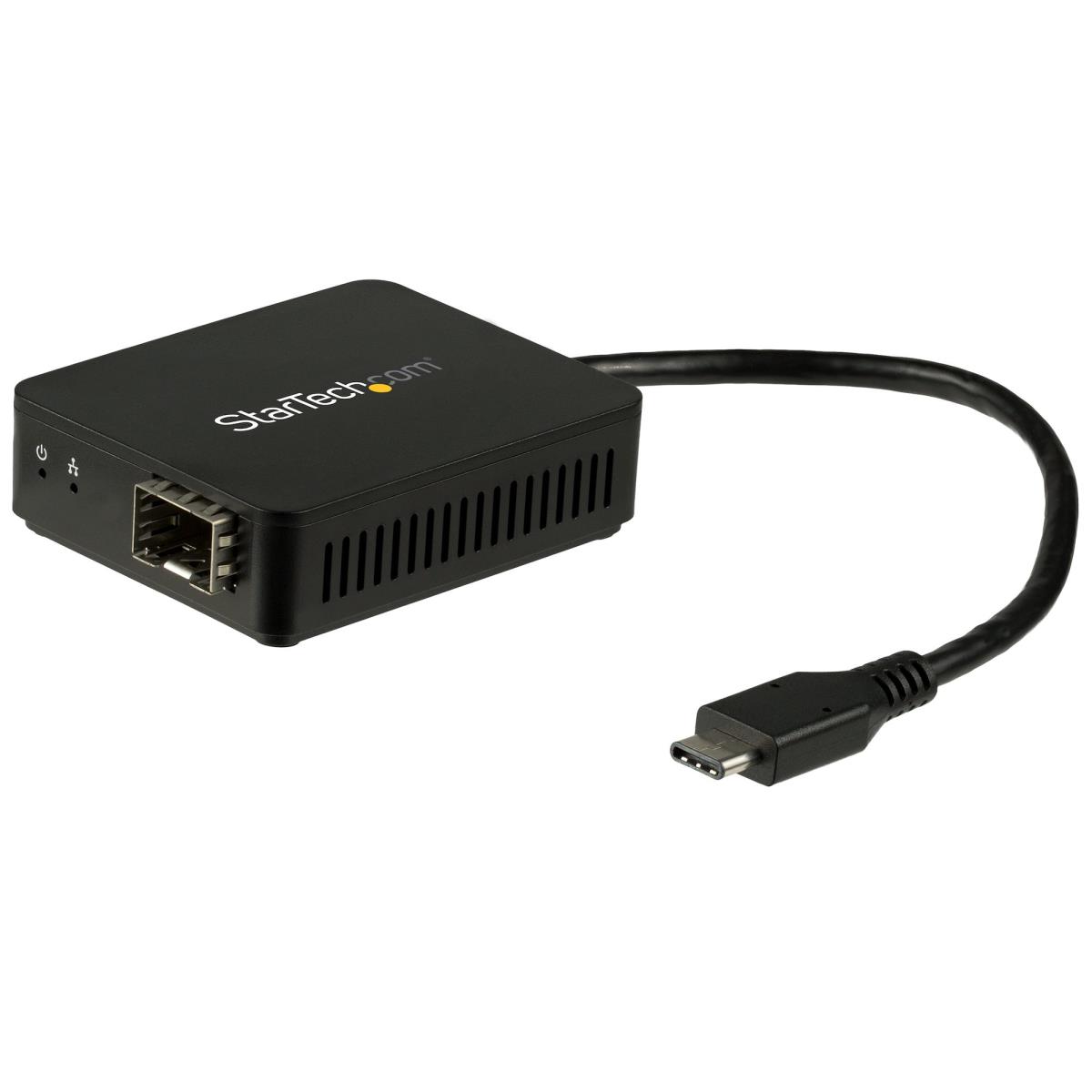 STARTECH.COM USB C To Fiber Optic Converter USB 3.0 Network Adapter Open Sfp In