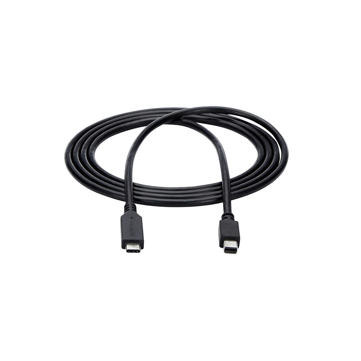 STARTECH.COM USB C To Mini Dp Cable - 4k 60hz 2m Black