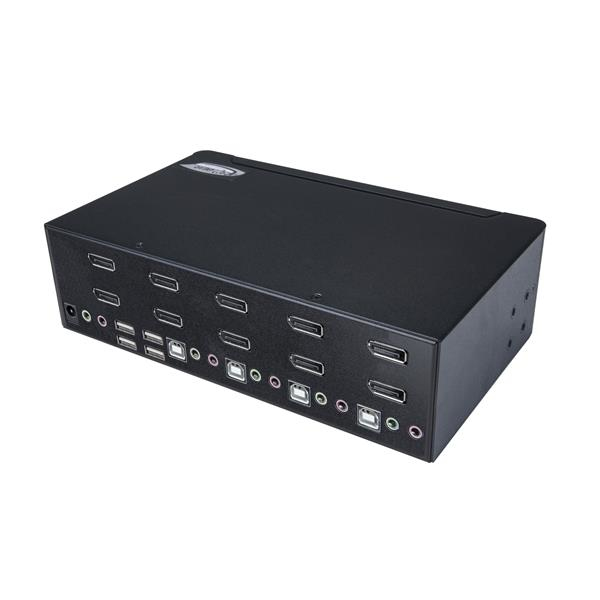 STARTECH.COM KVM Switch - Dual DisplayPort 4-port - 4k 60hz