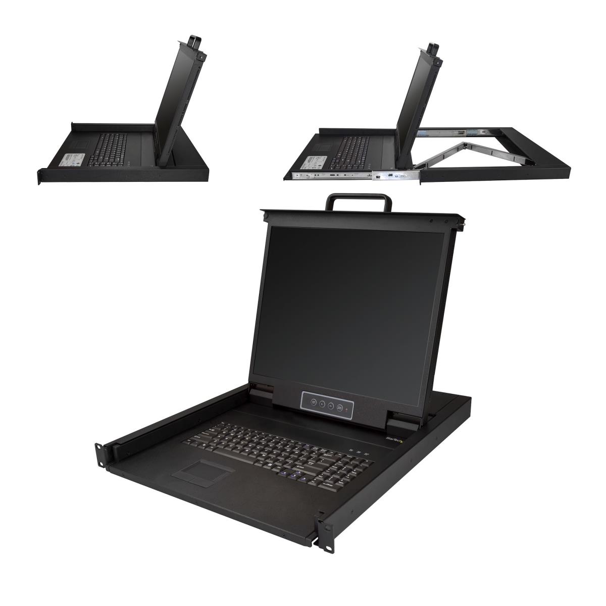 STARTECH.COM Single Port KVM Console For Server Rack 1u - Vga KVM - 19in