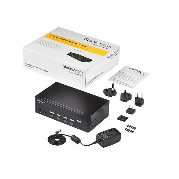 STARTECH.COM KVM Switch - Hdmi 4k30 Dual Display