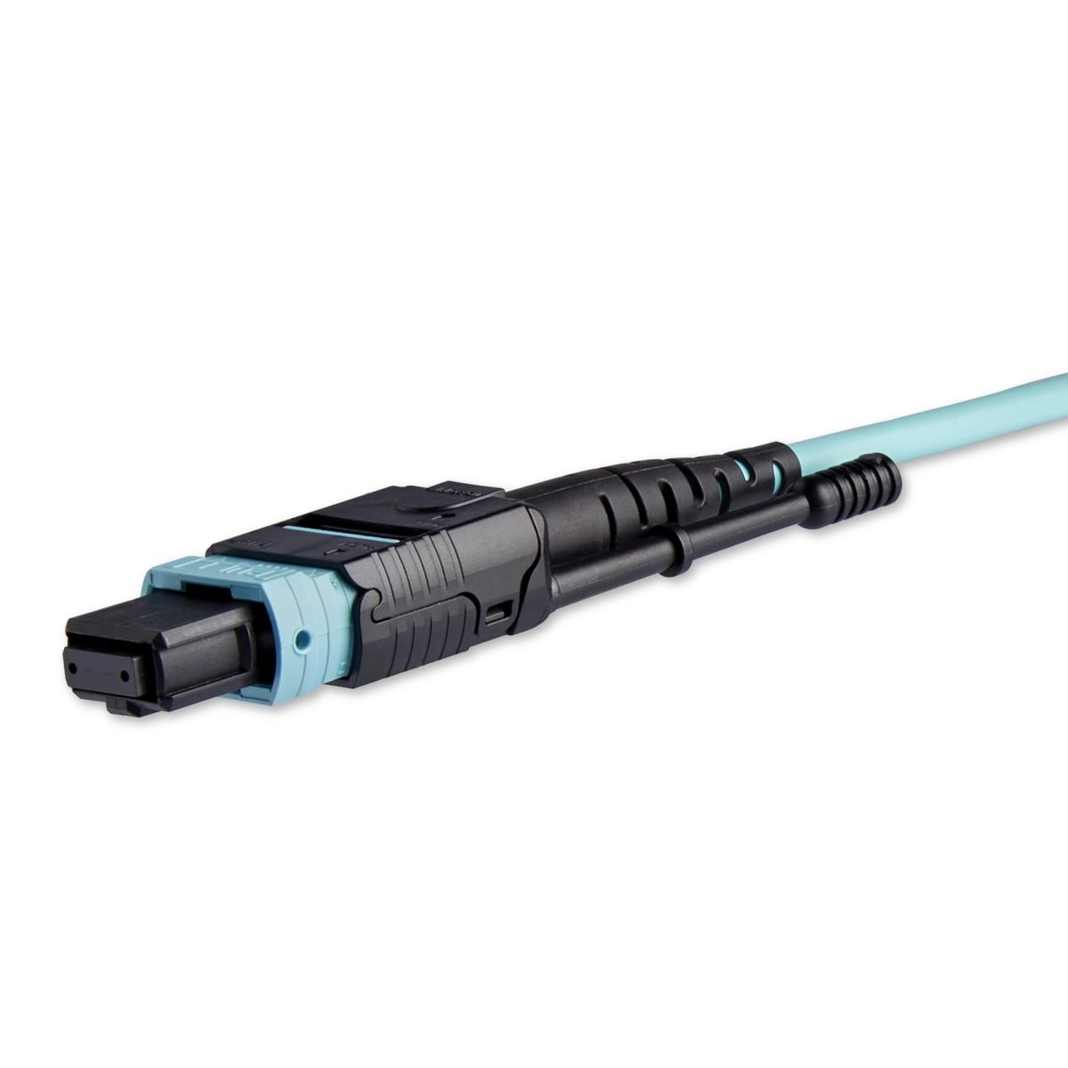 STARTECH.COM Mpo/ Mtp To Lc Breakout Cable - Plenum-rated - Om3, 40GB - Push/pull-tab - 1m