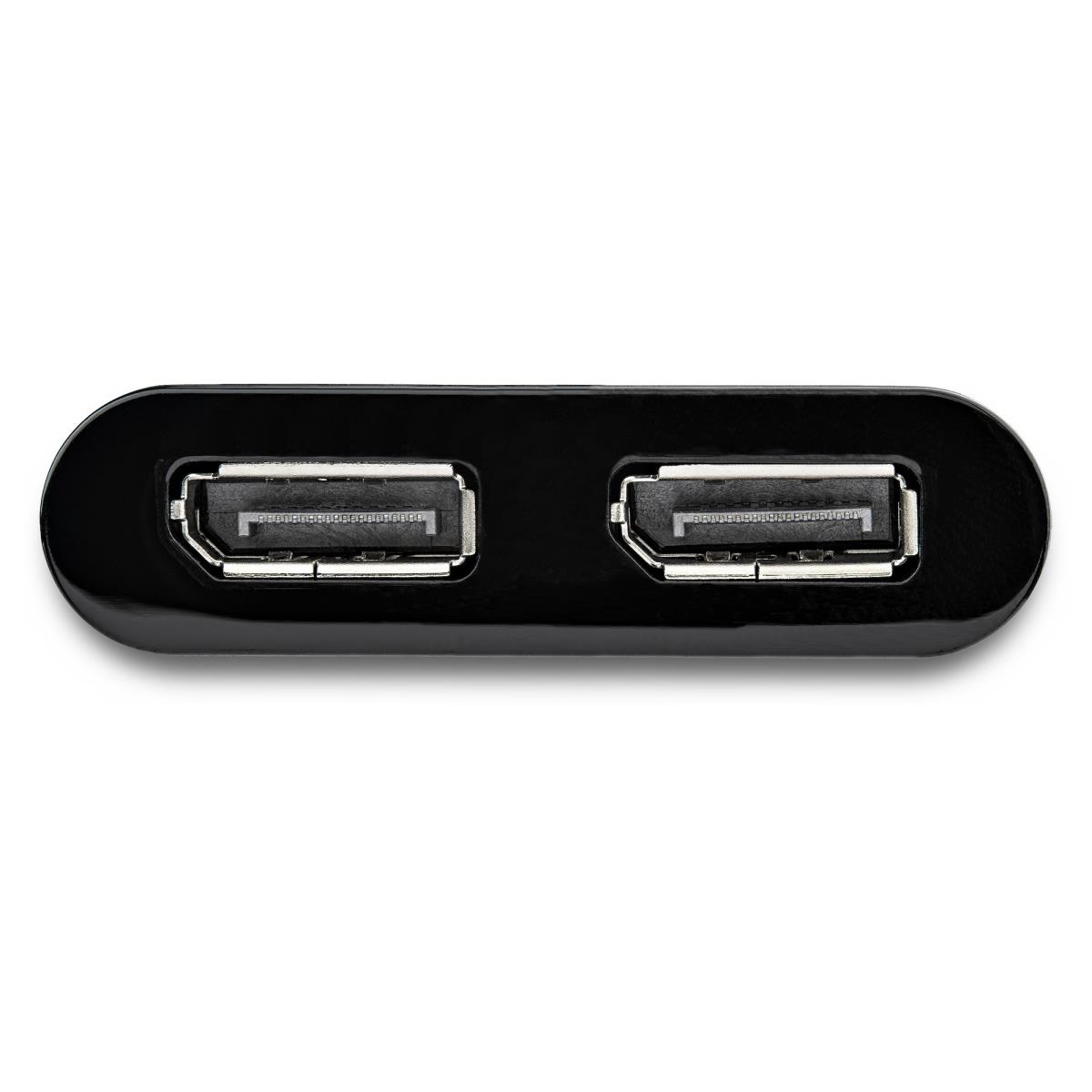 STARTECH.COM USB To Dual DisplayPort Adapter - 4k 60hz - USB 3.0 (5gbps)