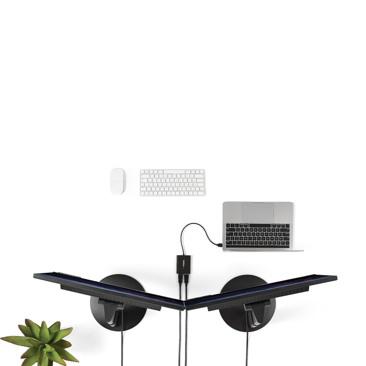 STARTECH.COM USB To Dual DisplayPort Adapter - 4k 60hz - USB 3.0 (5gbps)