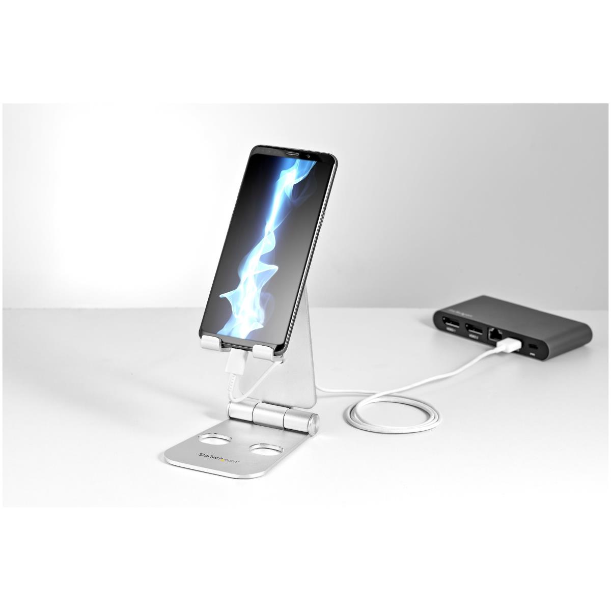 STARTECH.COM Universal Smartphone And Tablet Stand - Multi Angle - Foldable