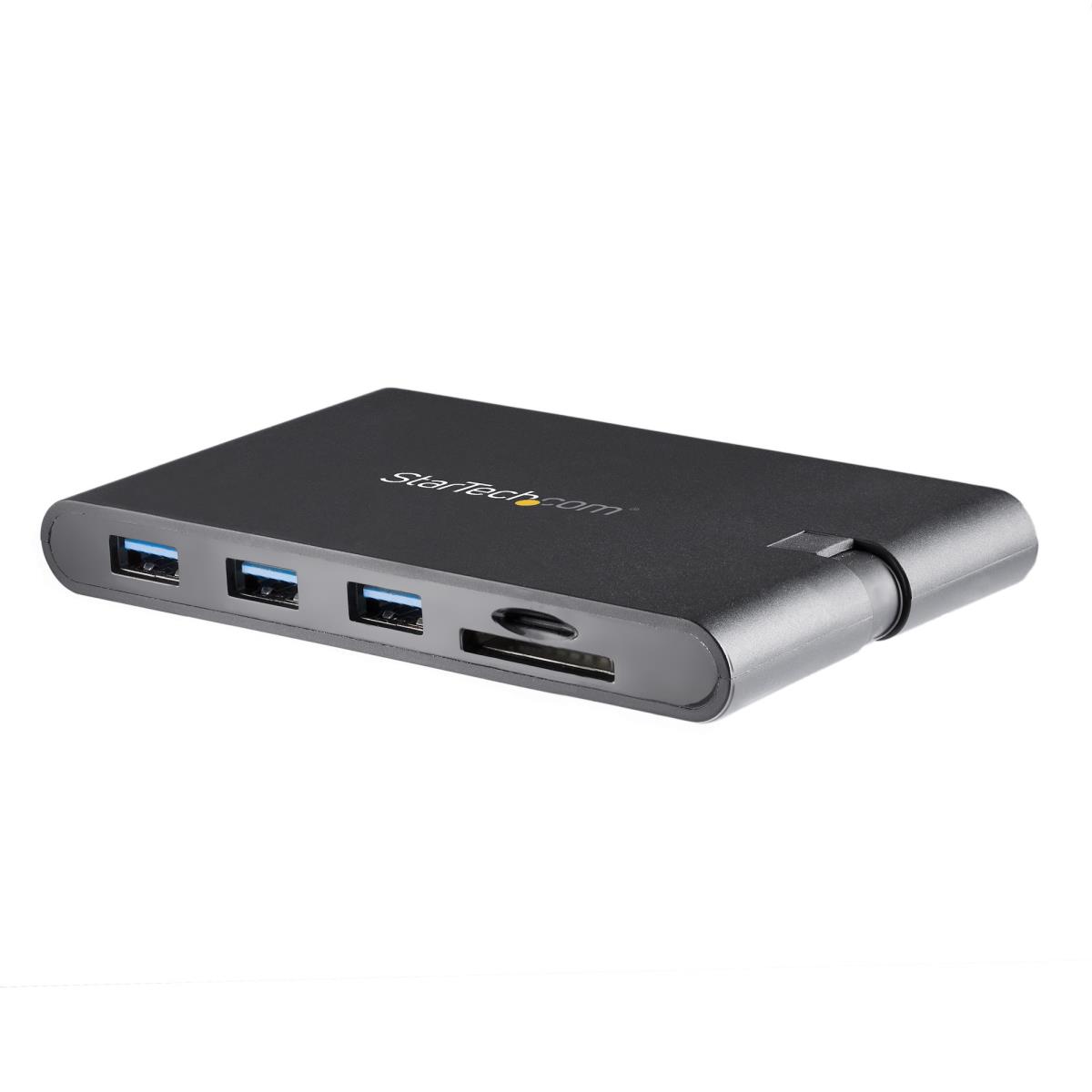 STARTECH.COM Docking Station - USB-c Multiport Adapter With Hdmi And Vga - 3x USB 3.0 - Sd - Pd 3.0 - Wraparound Cable