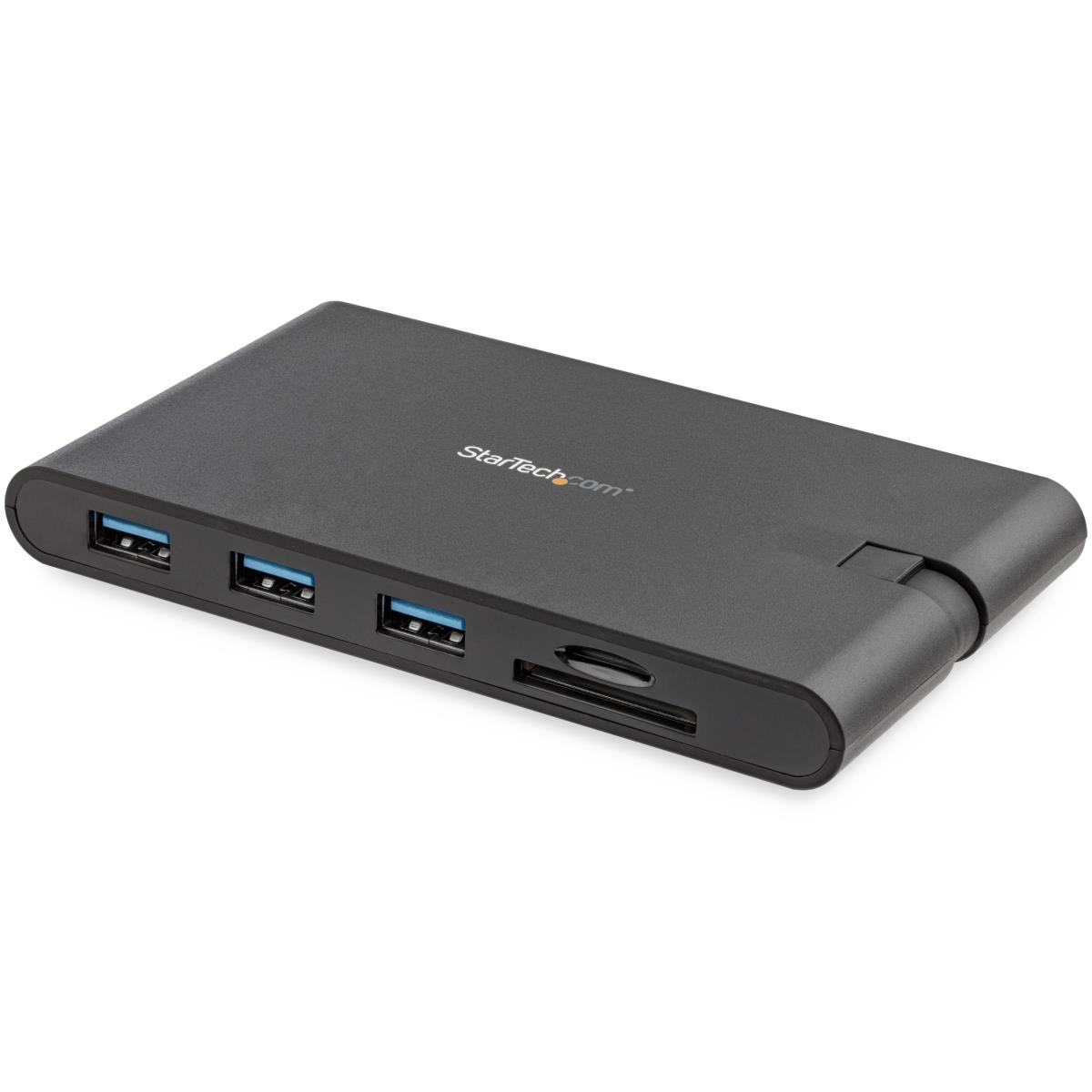 STARTECH.COM Docking Station - USB-c Multiport Adapter With Hdmi And Vga - 3x USB 3.0 - Sd - Pd 3.0 - Wraparound Cable