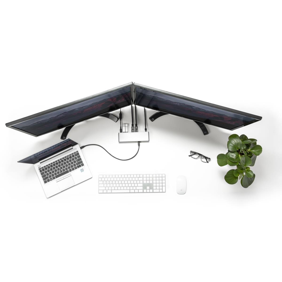 STARTECH.COM Dock - Thunderbolt 3 Mac & Windows - Dual 4k 60hz - 85w Power Delivery