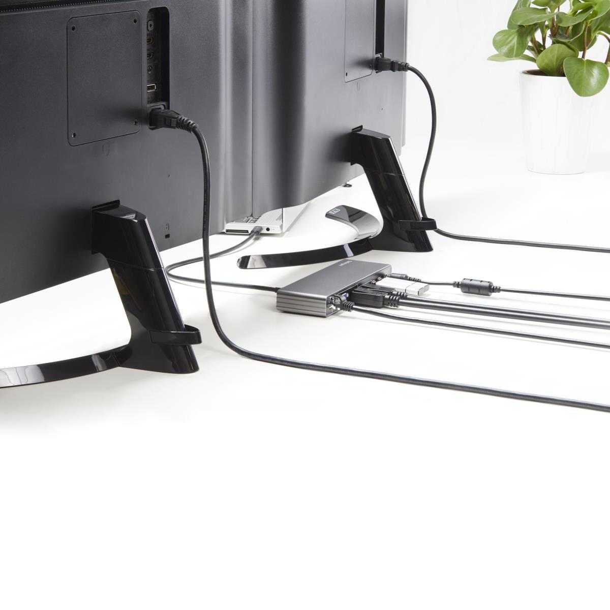 STARTECH.COM Dock - Thunderbolt 3 Mac & Windows - Dual 4k 60hz - 85w Power Delivery