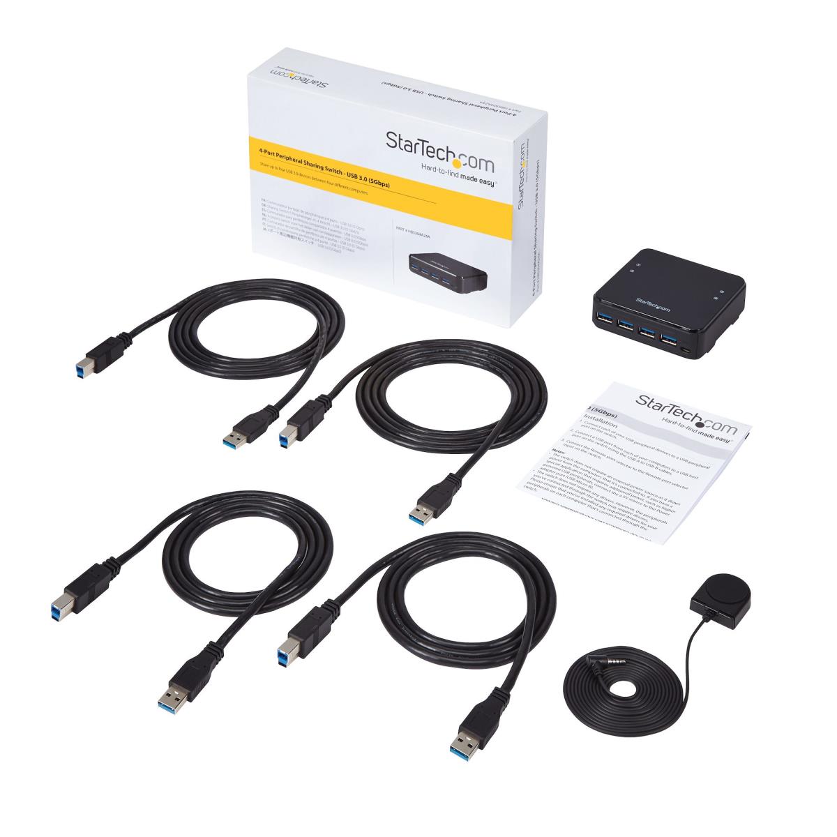 STARTECH.COM Peripheral Sharing Switch 4x4 USB 3.0