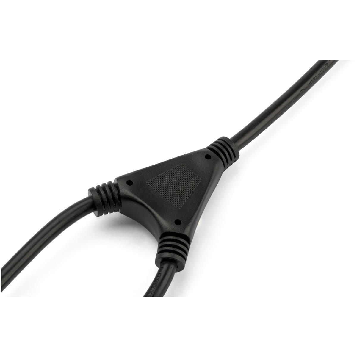 STARTECH.COM Power Cord C13 Y Splitter  Schuko Cee7 To 2x C13 2m