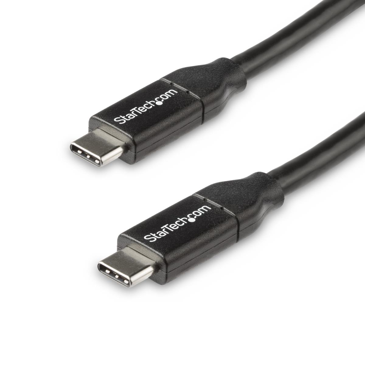 STARTECH.COM USB-c To USB-c Cable W/ 5a Pd - M/m USB 2.0 - USB-if Certified - 0.5m