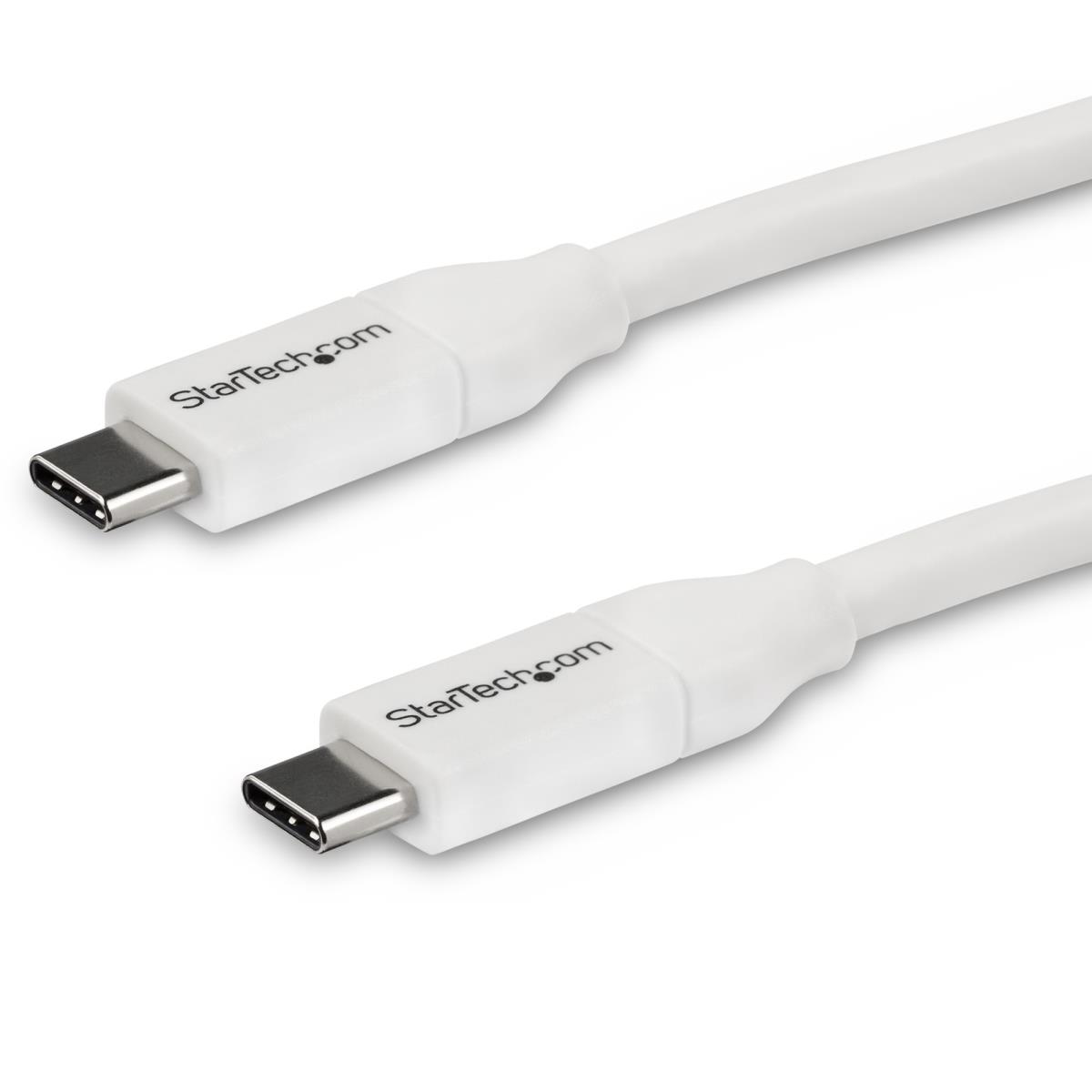 STARTECH.COM USB-c To USB-c Cable W/ 5a Pd - M/m USB 2.0 - USB-if Certified - 4m White