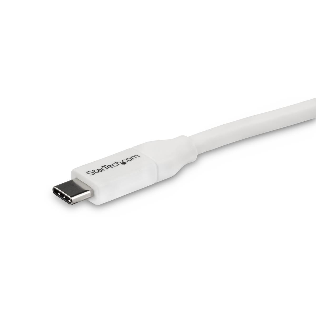 STARTECH.COM USB-c To USB-c Cable W/ 5a Pd - M/m USB 2.0 - USB-if Certified - 4m White