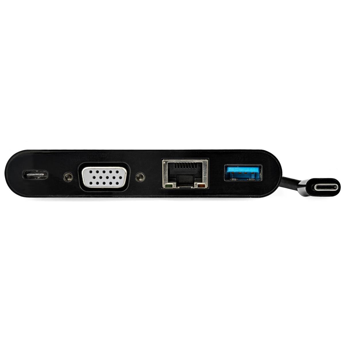 STARTECH.COM USB-c Vga Multiport Adapter - Power Delivery (60w) - USB 3.0 - Gbe
