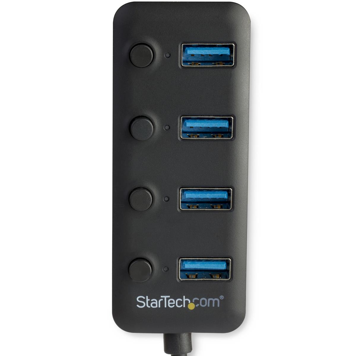 STARTECH.COM USB Hub - 4port - USB 3.0 4x USB-a With Individual On/off Switches