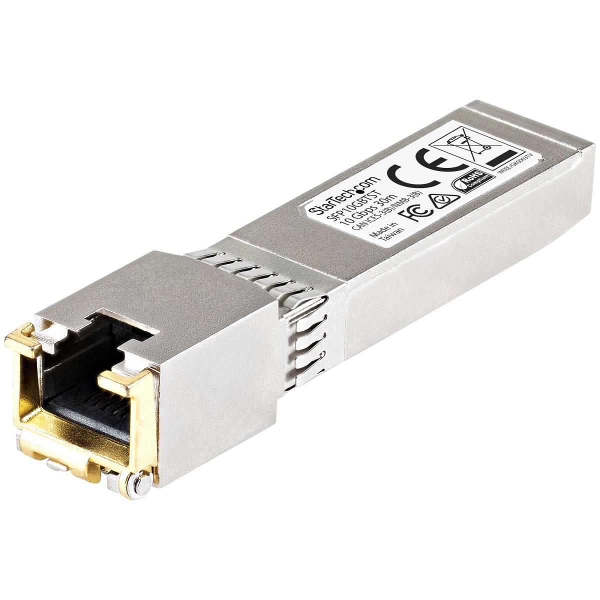 STARTECH.COM Cisco Compatible 10gbase-t Sfp+ Rj45 Sfp+ Module - 10GB Mini G