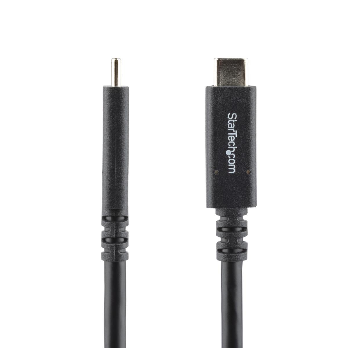 STARTECH.COM USB C TO USB C CABLE - 6 FT / 1.8M - 5A PD - USB-IF CERTIFIED