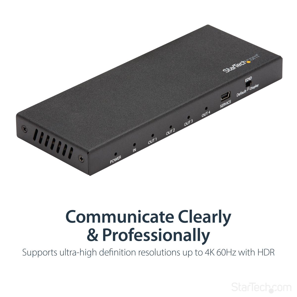 STARTECH.COM Hdmi Splitter - 4-port 60hz