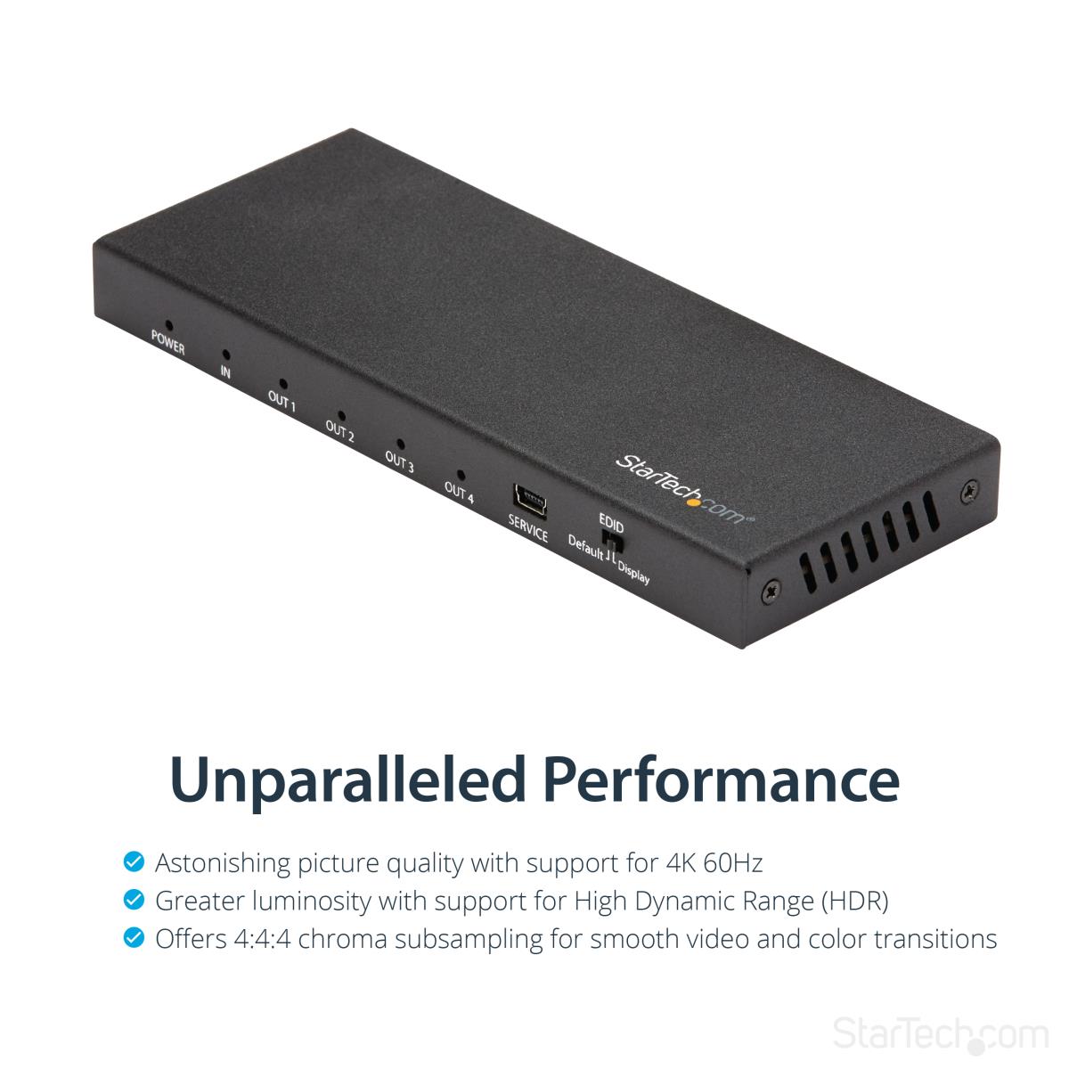 STARTECH.COM Hdmi Splitter - 4-port 60hz