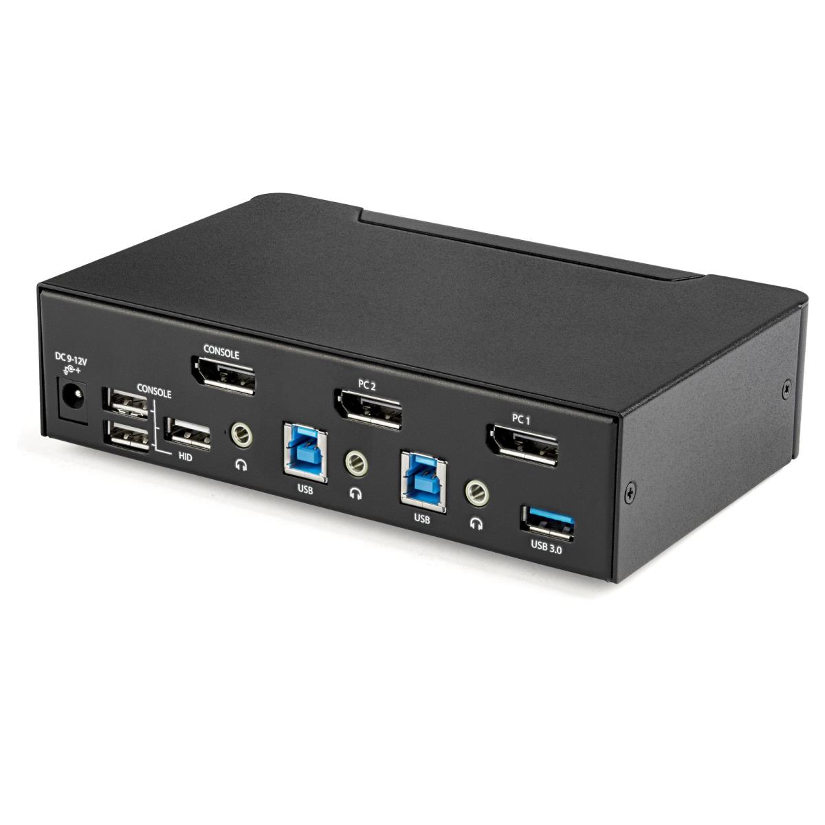 STARTECH.COM KVM Switch - 2 Port DisplayPort  - 4k60hz - USB 3.0 Hub