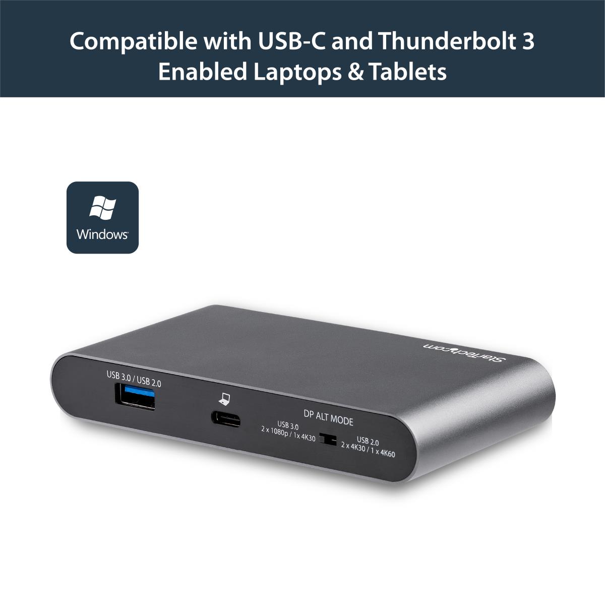 STARTECH.COM Docking Station - Dual-monitor USB-c Multiport Adapter - 2 X 4k Dp - 100w Pd 3.0