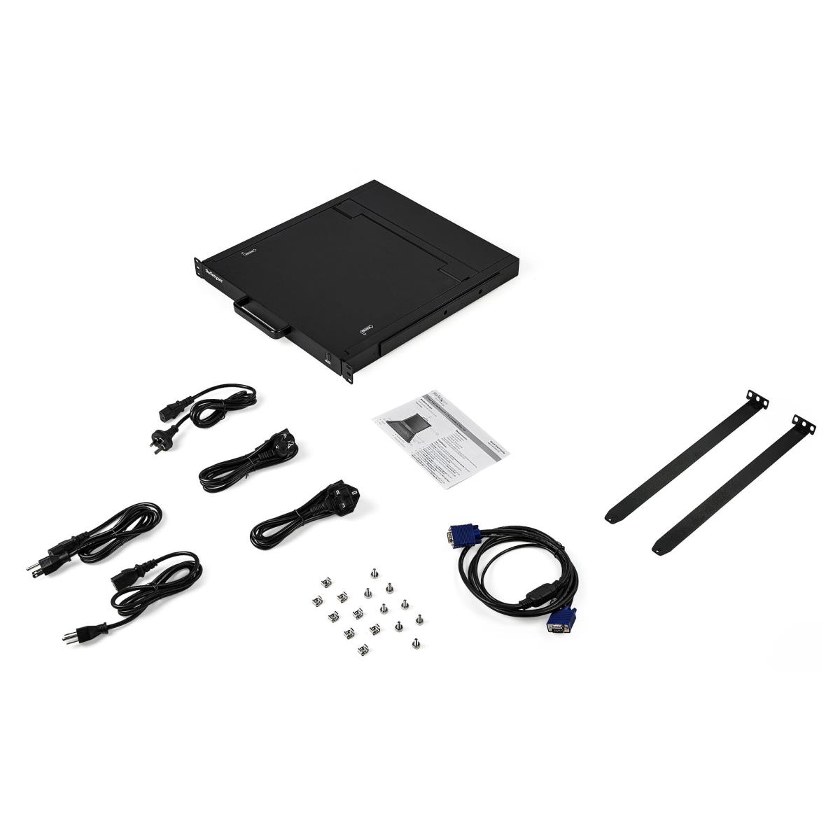 STARTECH.COM KVM Rackmount Console Single-port With 17in Display