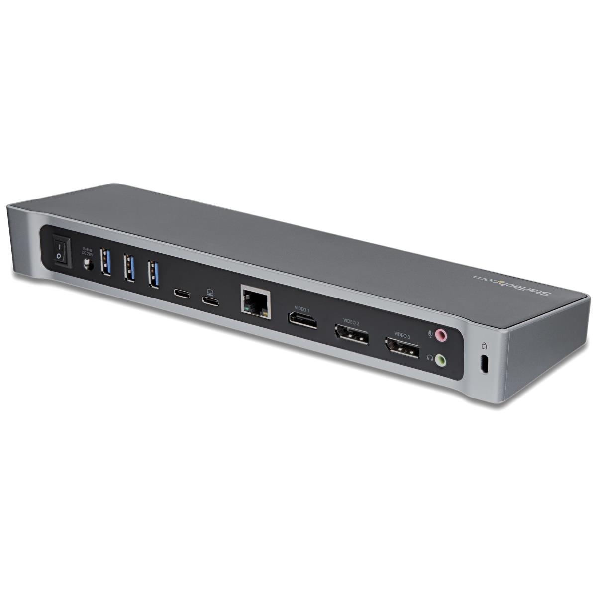 STARTECH.COM Docking Station - Triple-monitor 4k USB-c With 5x USB 3.0 Ports - 100w Pd