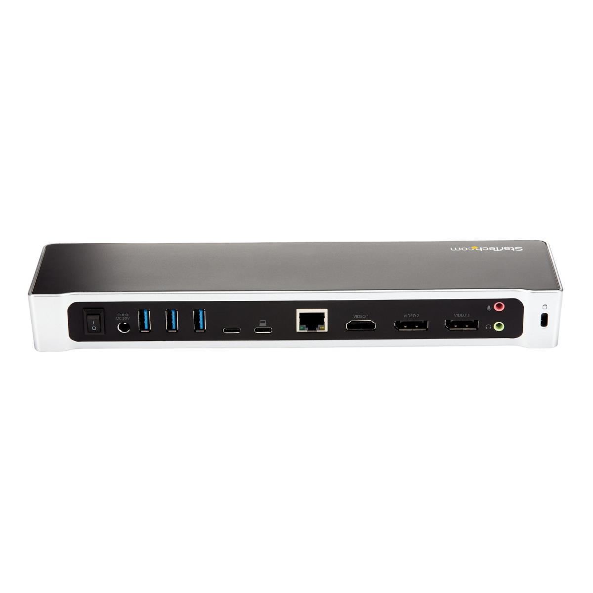 STARTECH.COM Docking Station - Triple-monitor 4k USB-c With 5x USB 3.0 Ports - 100w Pd