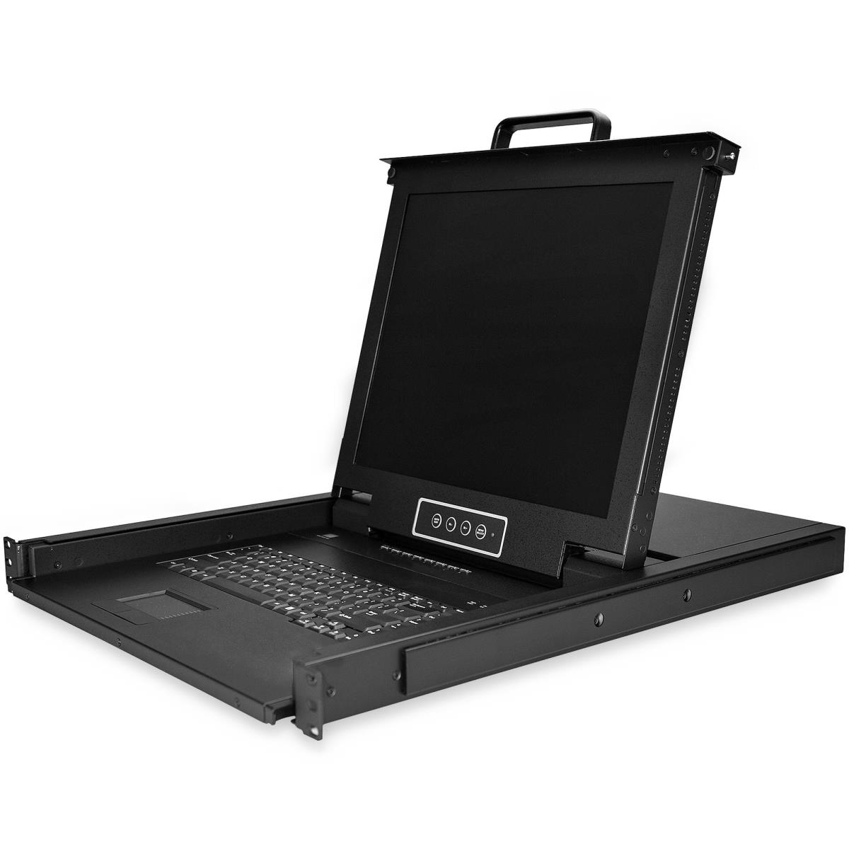 STARTECH.COM Rackmount KVM Console 8port 17in LCD Mount Parts/cbls Incl