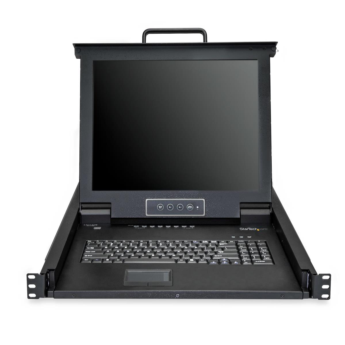 STARTECH.COM Rackmount KVM Console 8port 17in LCD Mount Parts/cbls Incl