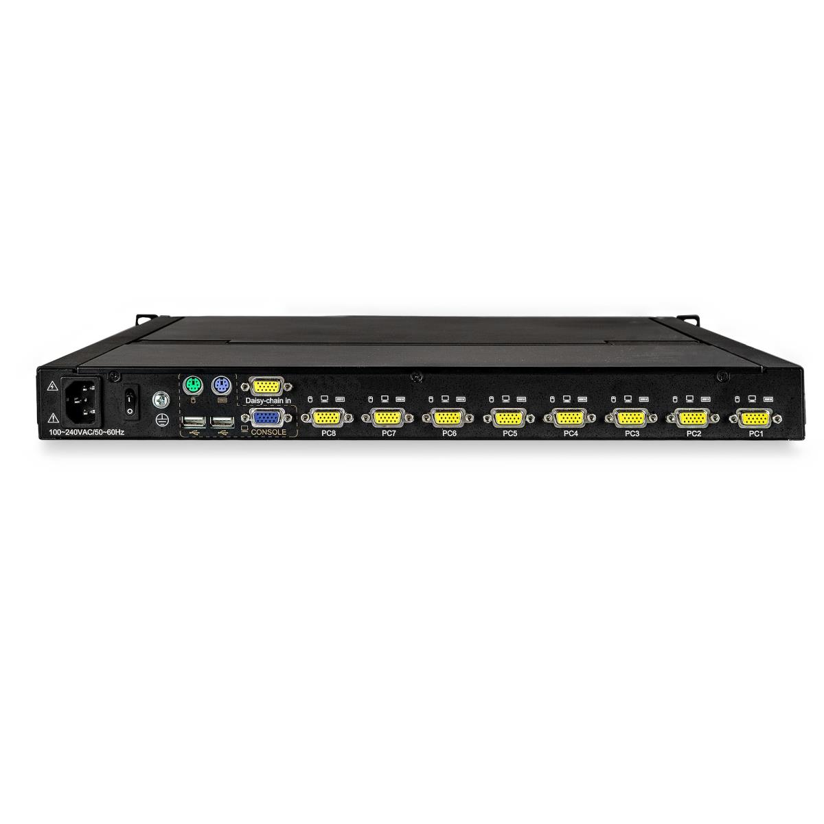 STARTECH.COM Rackmount KVM Console 8port 17in LCD Mount Parts/cbls Incl