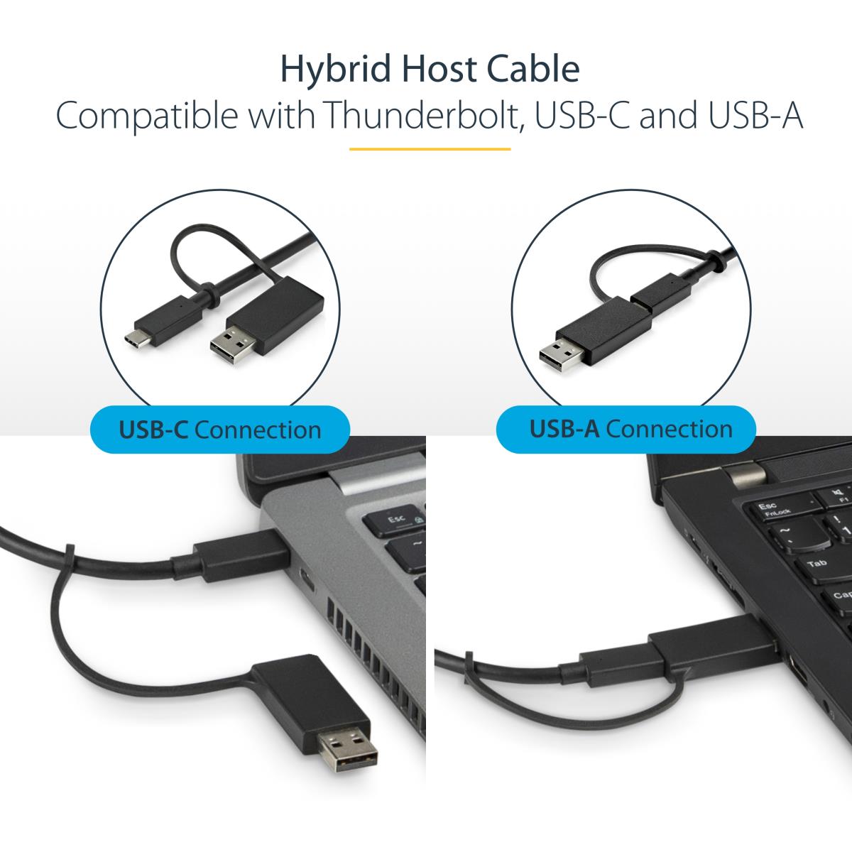 STARTECH.COM Docking Station - Dual 4k Universal USB-c / USB 3.0 - 100w Pd