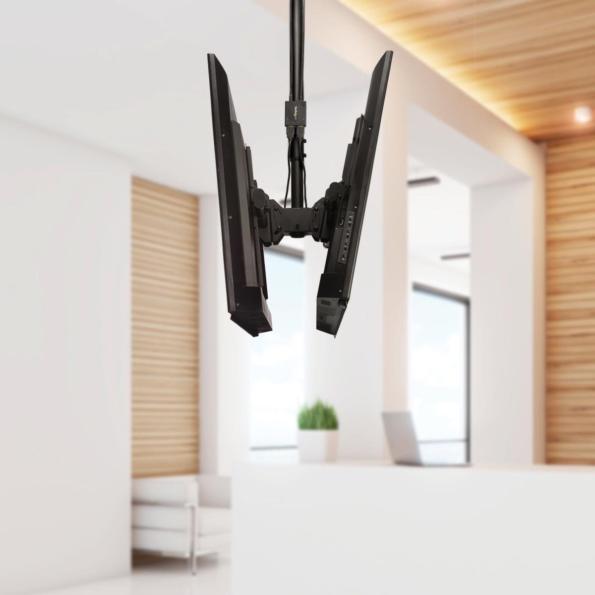 STARTECH.COM Ceiling Tv Mount Back-to-back For 32in To 75in Displays/steel