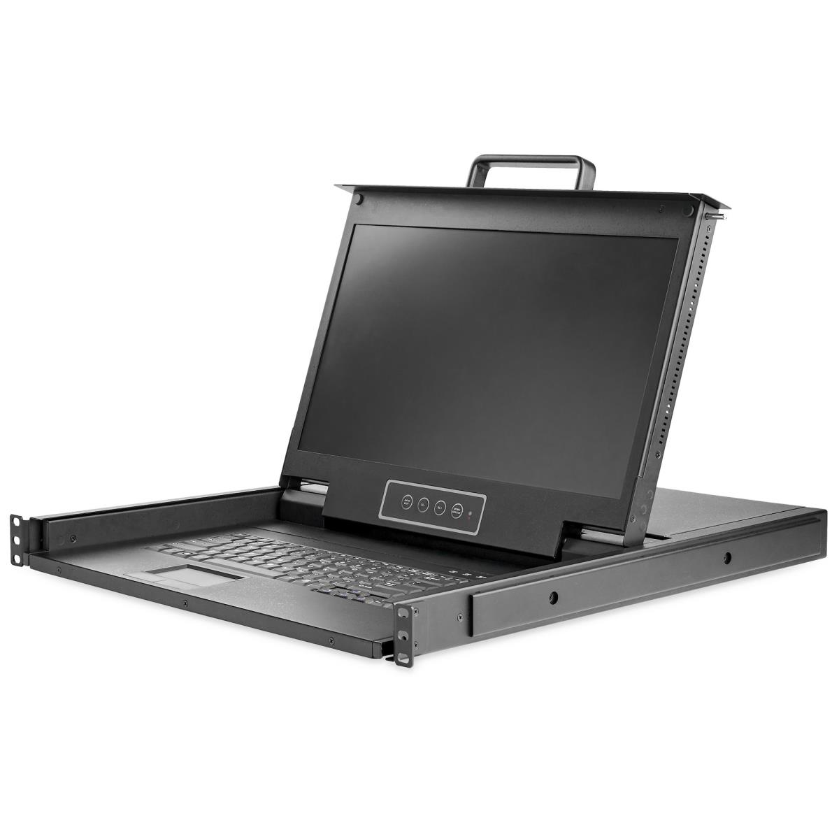 STARTECH.COM Rackmount 17in Hd KVM Console Dual Rail 1080p KVM DVI/vga