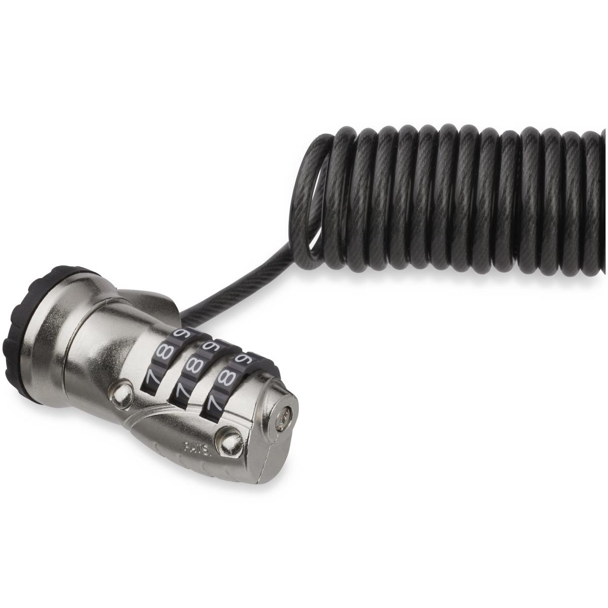 STARTECH.COM Laptop Cable Lock-with Coiled Cable 3-digit Combination Lock