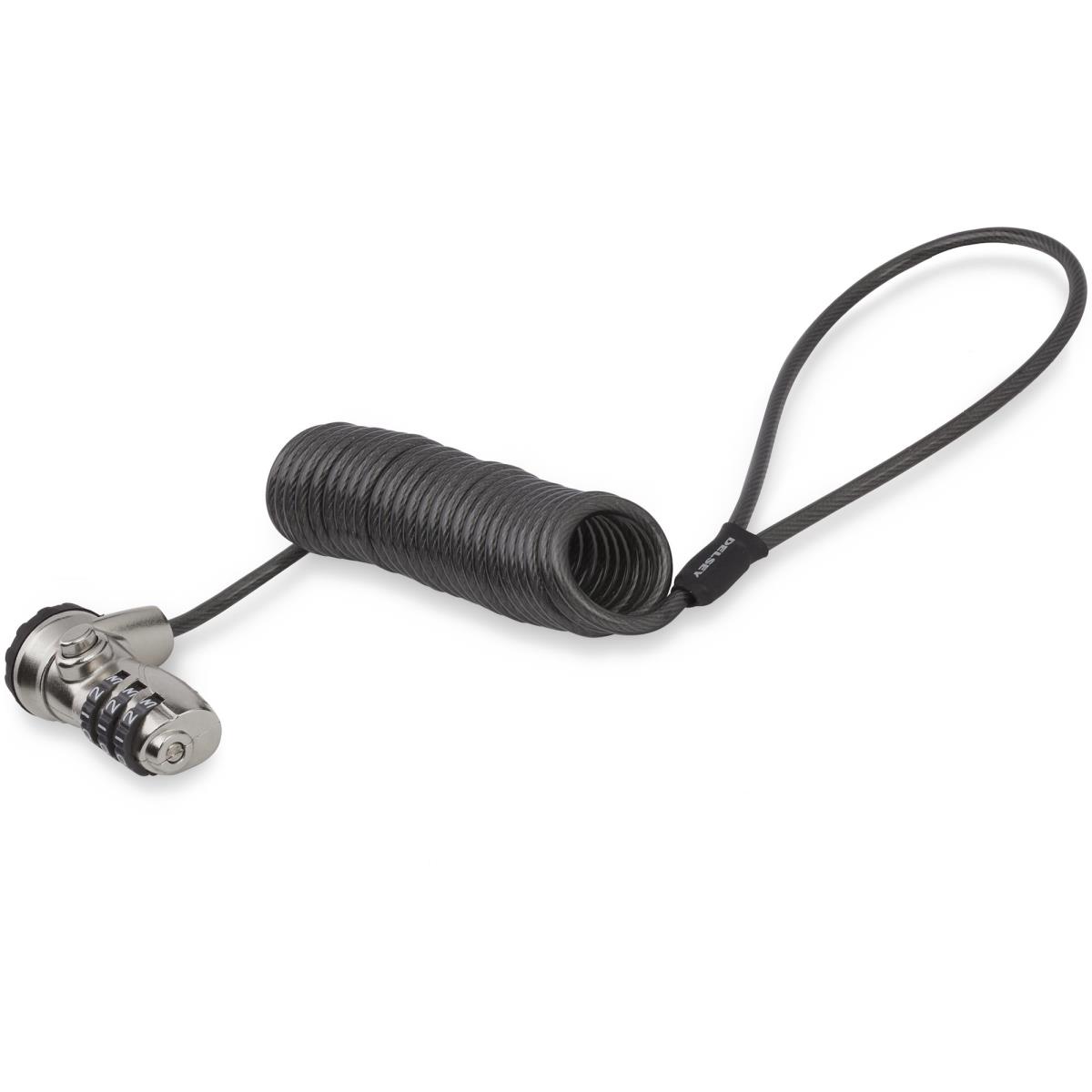 STARTECH.COM Laptop Cable Lock-with Coiled Cable 3-digit Combination Lock