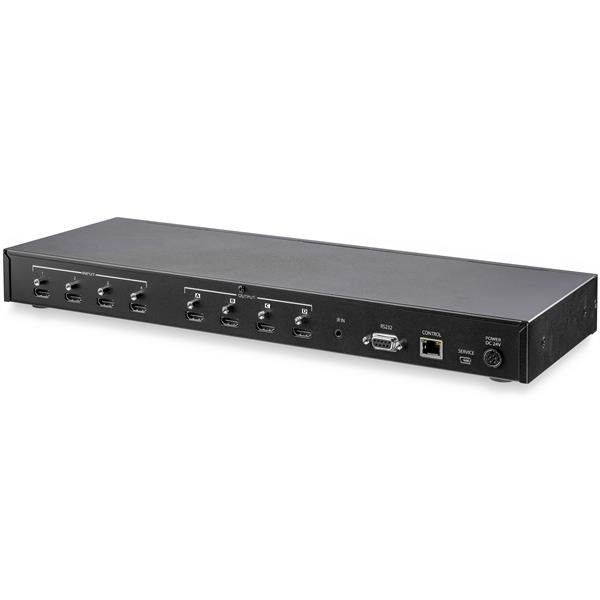 STARTECH.COM Hdmi Matrix Switch W/audio 4x4 Remote Ethernet Control 4k 60hz