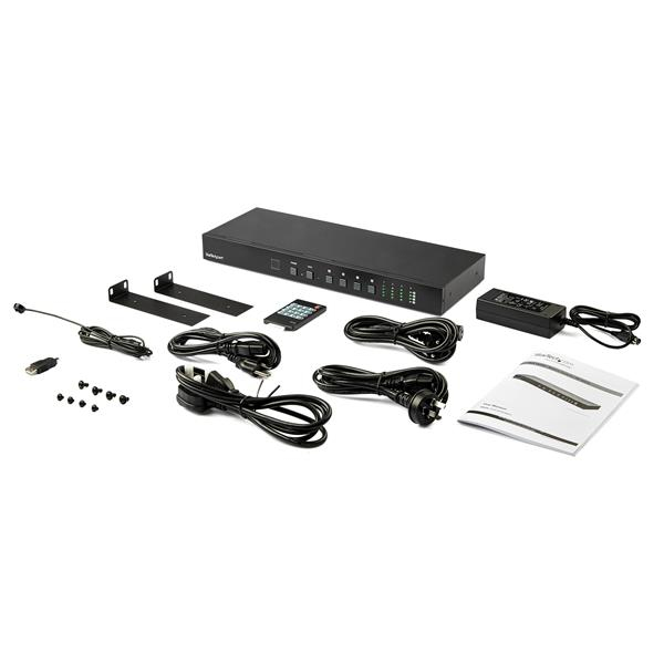 STARTECH.COM Hdmi Matrix Switch W/audio 4x4 Remote Ethernet Control 4k 60hz