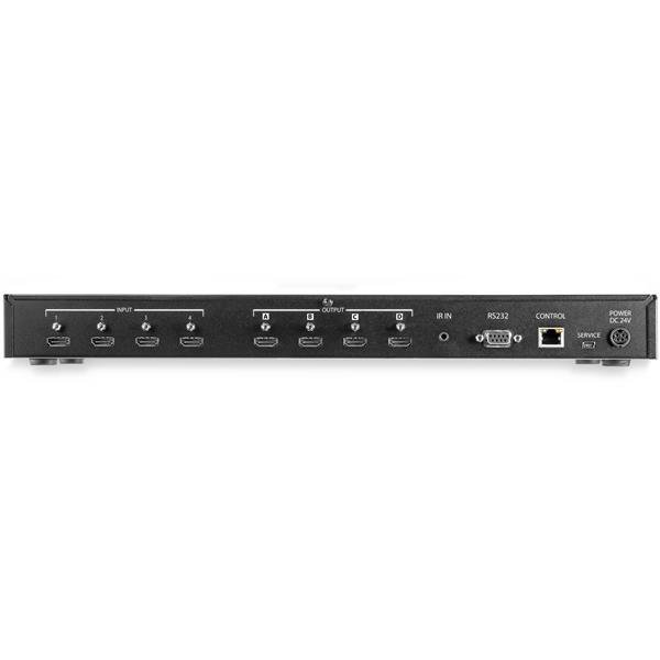 STARTECH.COM Hdmi Matrix Switch W/audio 4x4 Remote Ethernet Control 4k 60hz