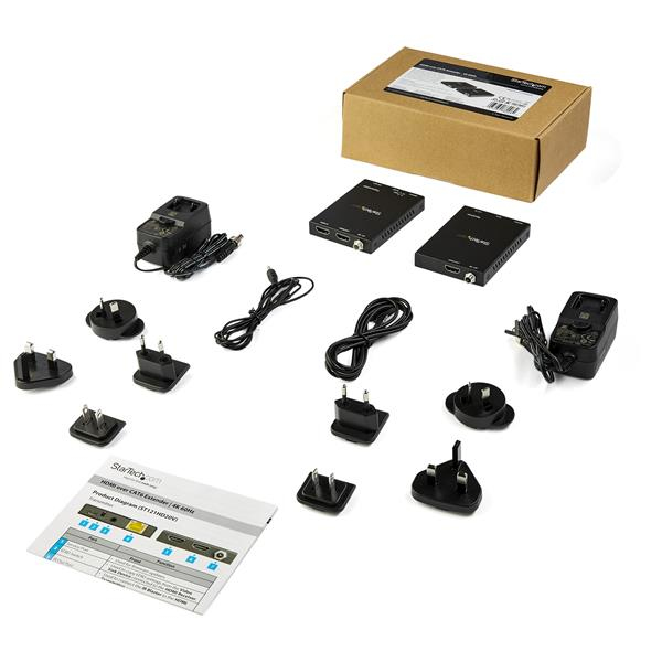 STARTECH.COM Hdmi Over CAT6 Extender Kit 4k 60hz - 50m