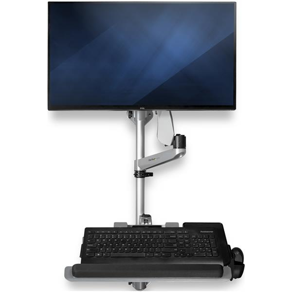STARTECH.COM Wall Mounted Workstation For - Monitor Up To 30in - Articulating