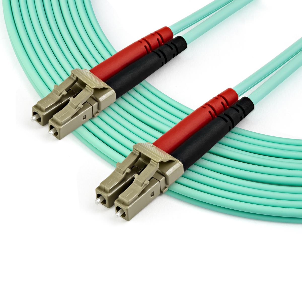 STARTECH.COM Om4 Fiber Optic Cable 100 GB 50/125 Lszh-lc/lc- Multimode Duplex 7m