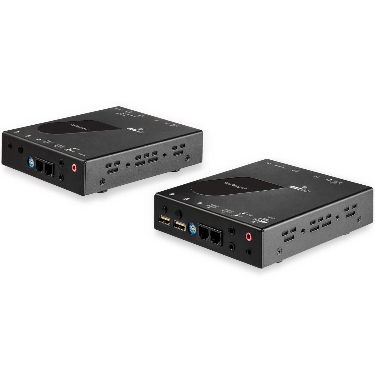 STARTECH.COM KVM Console Extender - Over Ip Hdmi 4k 30hz 4x USB Ports Edid Pass-through