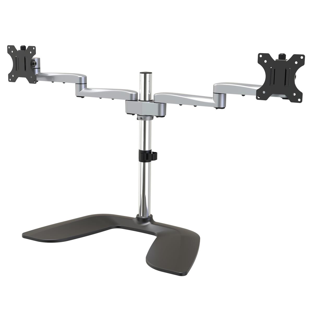 STARTECH.COM Dual Monitor Stand - Articulating Arms - Height Adjustable - For Vesa Mount Monitors Up To 32in - Steel/aluminum