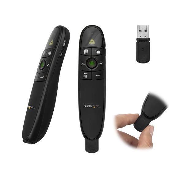 STARTECH.COM Wireless Presentation Remote With Green Laser Pointer - 27m